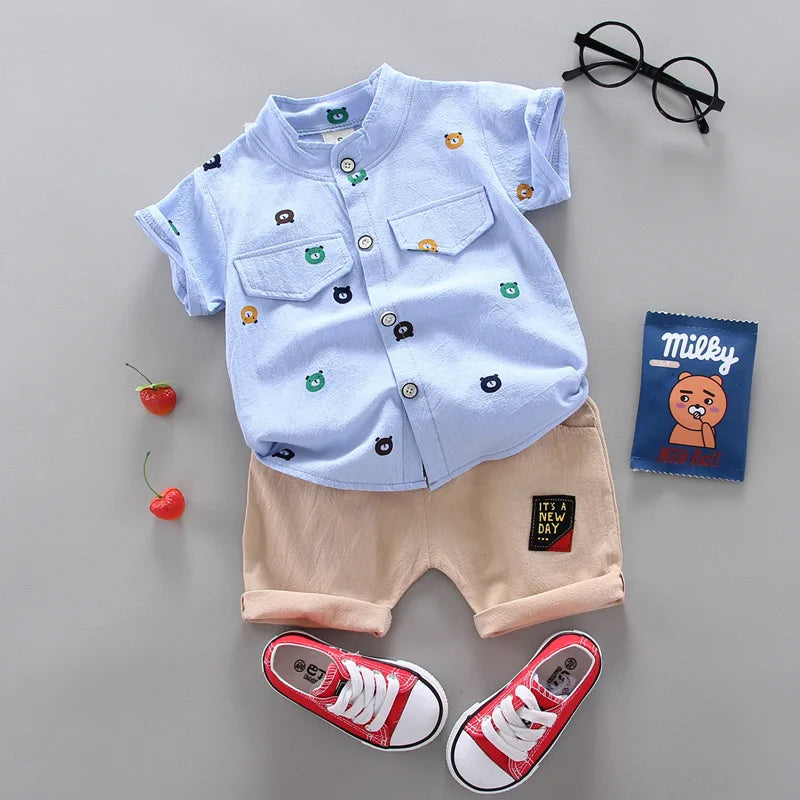 Conjunto Infantil Masculino little Sun - Estrela Kids