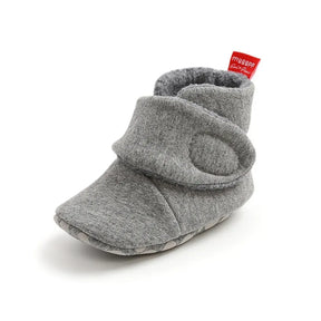 Botas Antiderrapantes de Algodão para Bebês - Estrela Kids