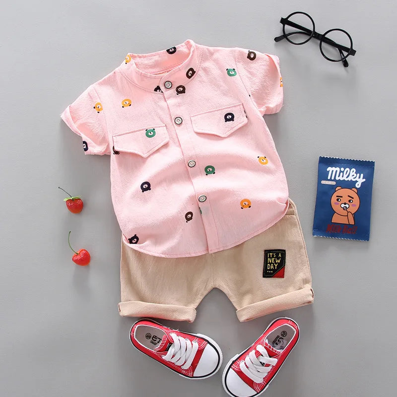 Conjunto Infantil Masculino little Sun - Estrela Kids