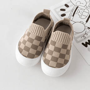Tênis Bebê Malha Quadriculada - Estrela Kids