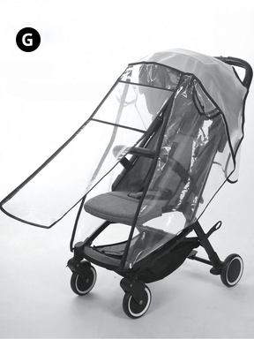 Capa de Chuva para Carrinho de Bebê - Estrela Kids