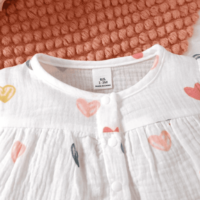 Conjunto Infantil Corações - 3 Peças - Estrela Kids