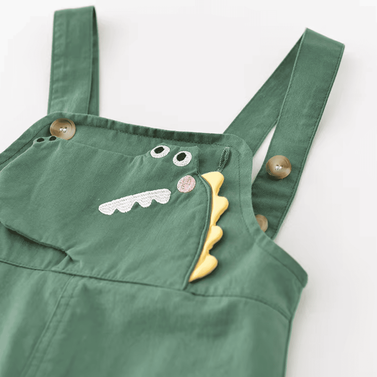 Conjunto Infantil Dinossauro - Camiseta e Jardineira 2 Peças - Estrela Kids