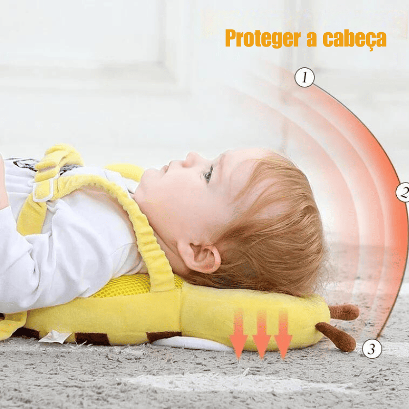 Protetor de Cabeça para Bebê - Estrela Kids