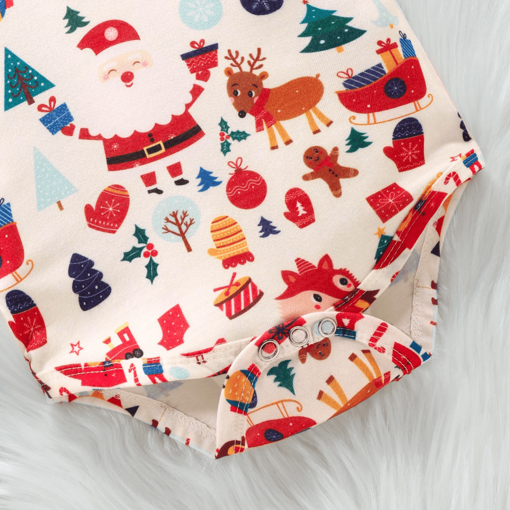 Conjunto de Bebê Macacão Polo Natal - Estrela Kids