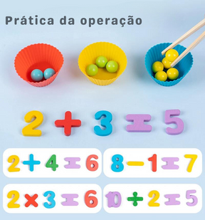 Brinquedo Educativo Multifuncional Montessori - Estrela Kids