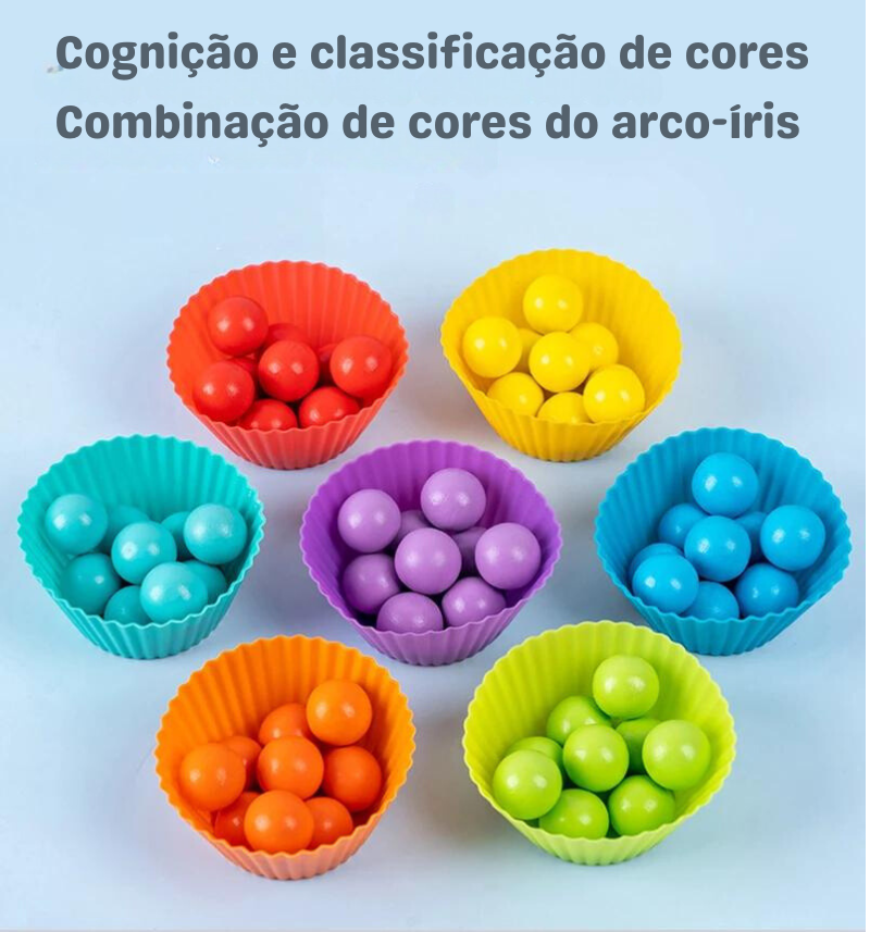 Brinquedo Educativo Multifuncional Montessori - Estrela Kids
