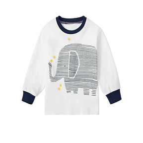 Pijama Masculino Infantil Meia Estação Elefante