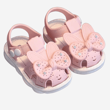 Sandália Infantil Feminina Laço Strass - Estrela Kids