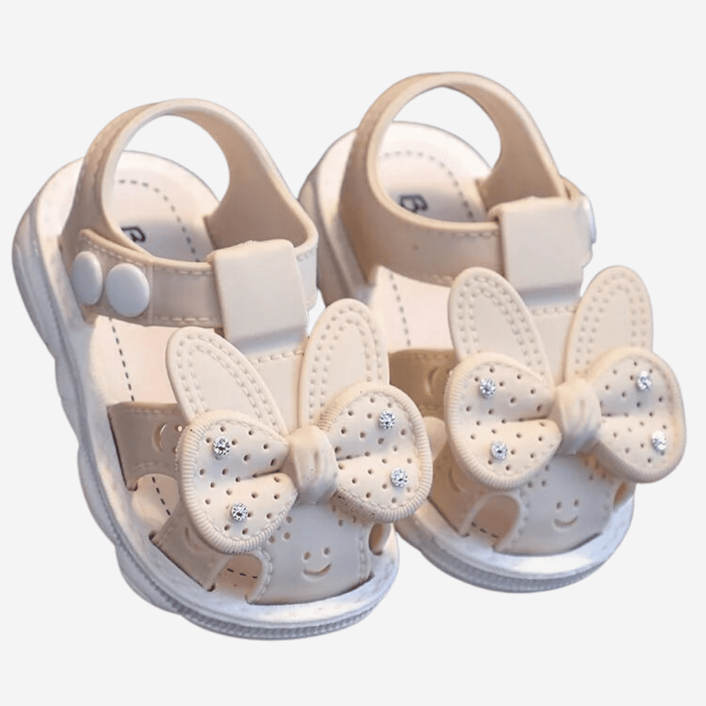 Sandália Infantil Feminina Laço Strass - Estrela Kids