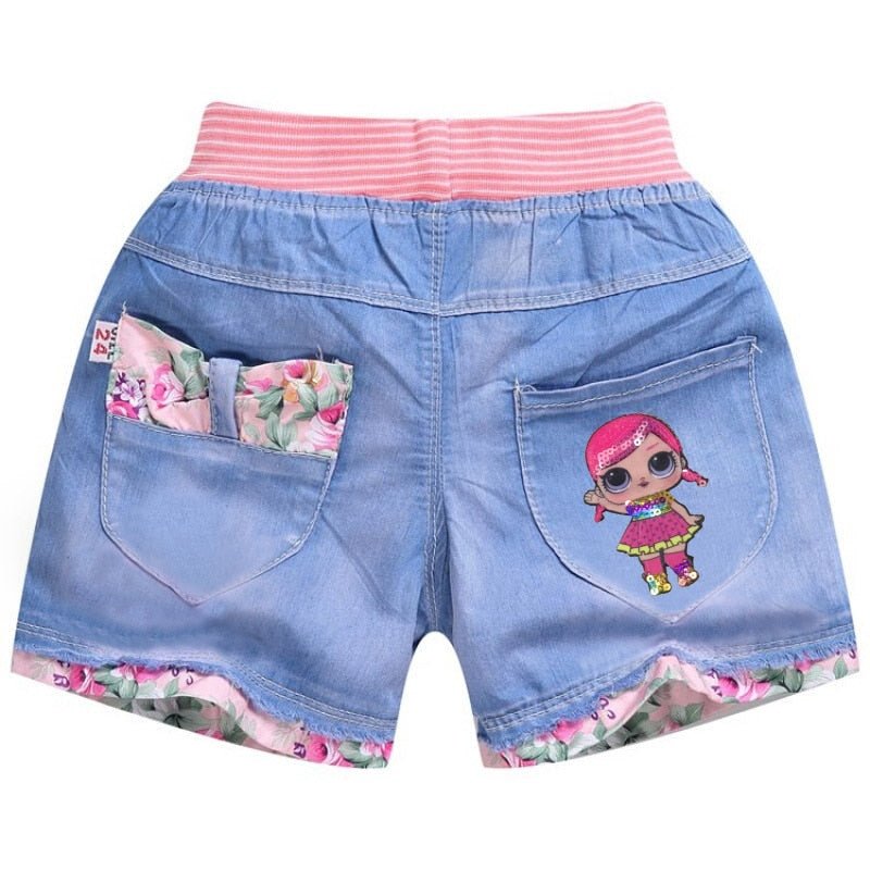 Shorts Jeans Feminino Infantil