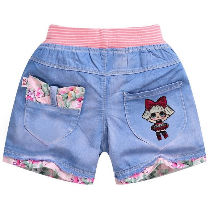 Shorts Jeans Feminino Infantil