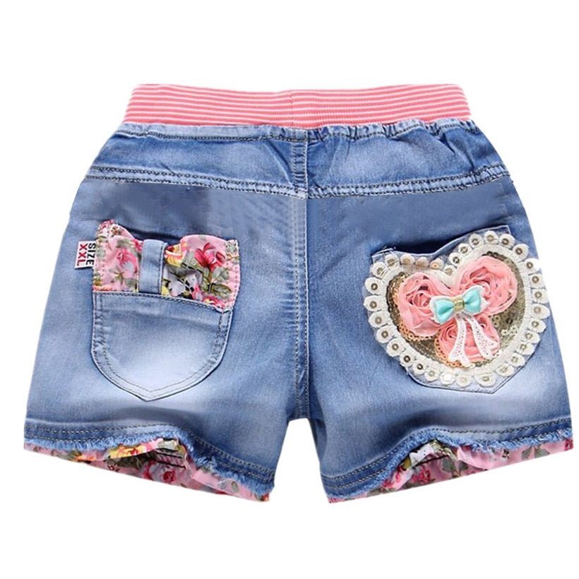 Shorts Jeans Feminino Infantil