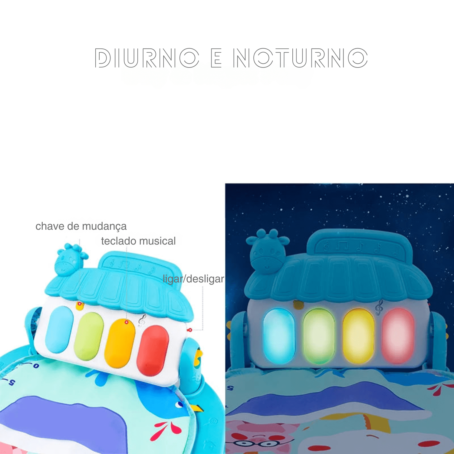 Tapete Interativo para Bebê - Estrela Kids