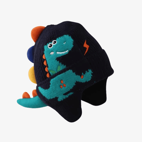 Touca Infantil Dinossauro com Protetor de Orelhas - Estrela Kids