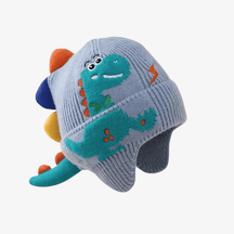 Touca Infantil Dinossauro com Protetor de Orelhas - Estrela Kids