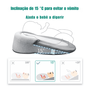 Ninho Inclinado Antirrefluxo - Estrela Kids