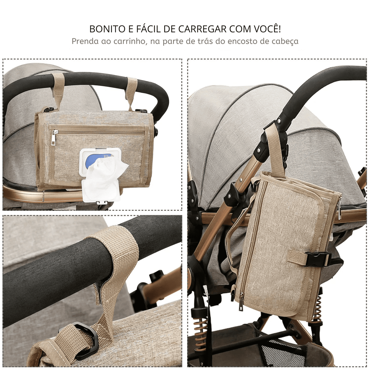 Trocador de Bebê Portátil - Estrela Kids