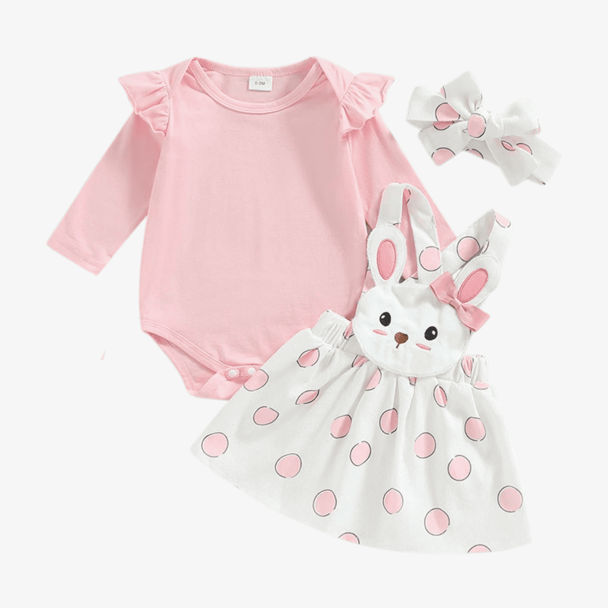 Conjunto Infantil Coelhinho Encantador 3 Peças - Estrela Kids